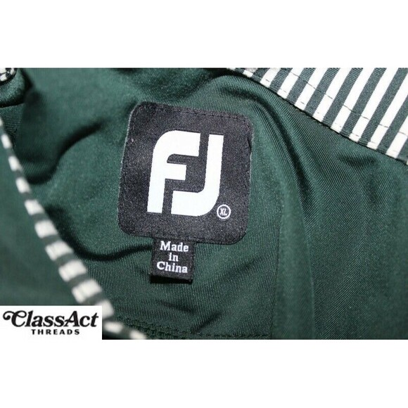 FootJoy Golf Polo Shirt Green Short Sleeve Men's Ditka & Hart XL - Picture 6 of 7